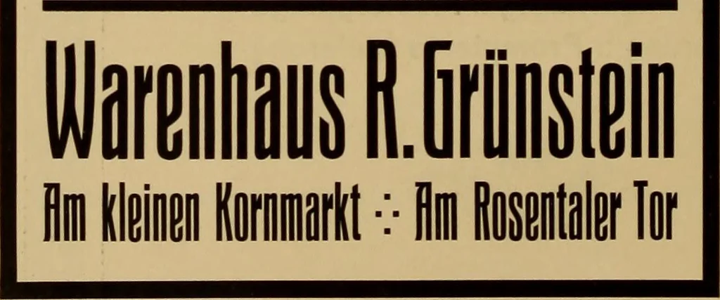 An illustration from Hauptprobe in gedrängter form der Bauerschen Giesserei, Frankfurt am Main: Filialen in Barcelona und Madrid, A. Numrich & Co. in Leipzig, 1900, leaf 90