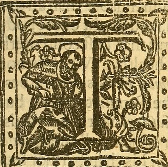 An illustration from The haven of health : chiefely gathered for the comfort of students, and consequently for all those that have a care of their health; amplified upon five words of Hypocrates, written Epid. 6. labor, cibus, potio, somnus, venus : hereunto is added, a preservation from the pestilence, with a short censure of the late sicknesse in Oxford, 1636, leaf 8