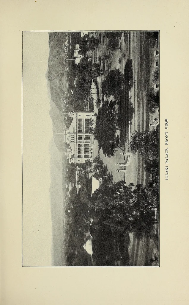 An illustration from Hawaii's story by Hawaii's queen, Liliuokalani, 1898, leaf 137