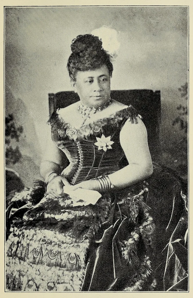 An illustration from Hawaii's story by Hawaii's queen, Liliuokalani, 1898, leaf 185