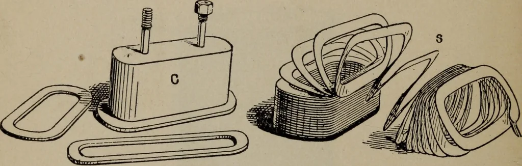 An illustration from Hawkins electrical guide ... : questions, answers & illustrations : a progressive course of study for engineers, electricians, students and those desiring to acquire a working knowledge of electricity and its applications ; a practical treatise, 1914, leaf 236