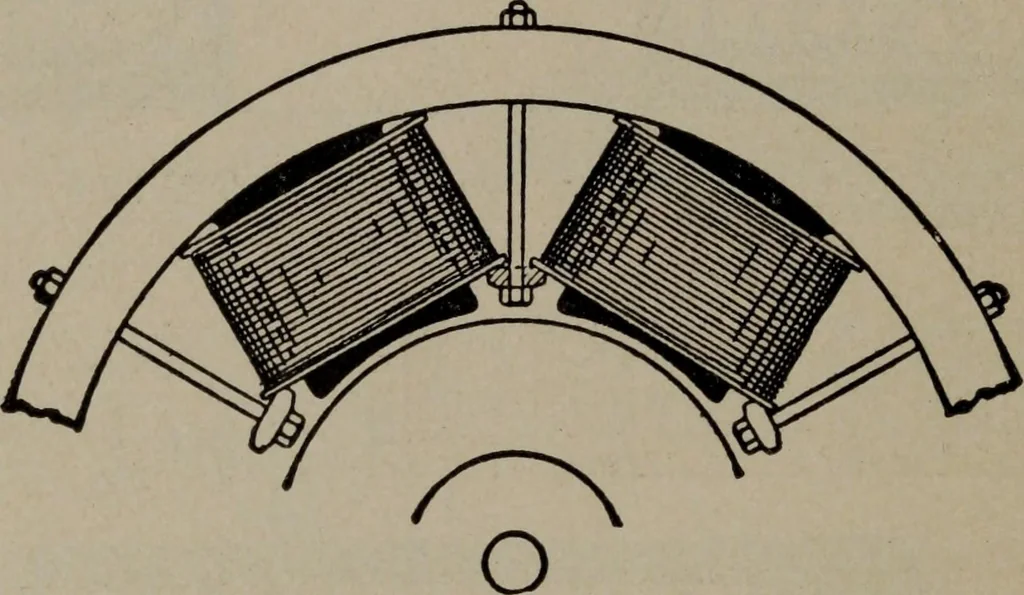 An illustration from Hawkins electrical guide ... : questions, answers & illustrations : a progressive course of study for engineers, electricians, students and those desiring to acquire a working knowledge of electricity and its applications ; a practical treatise, 1914, leaf 238