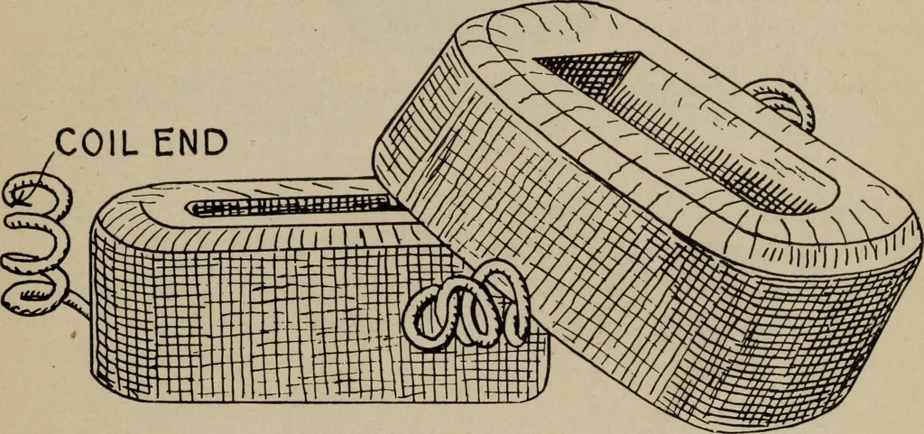 An illustration from Hawkins electrical guide ... : questions, answers & illustrations : a progressive course of study for engineers, electricians, students and those desiring to acquire a working knowledge of electricity and its applications ; a practical treatise, 1914, leaf 239