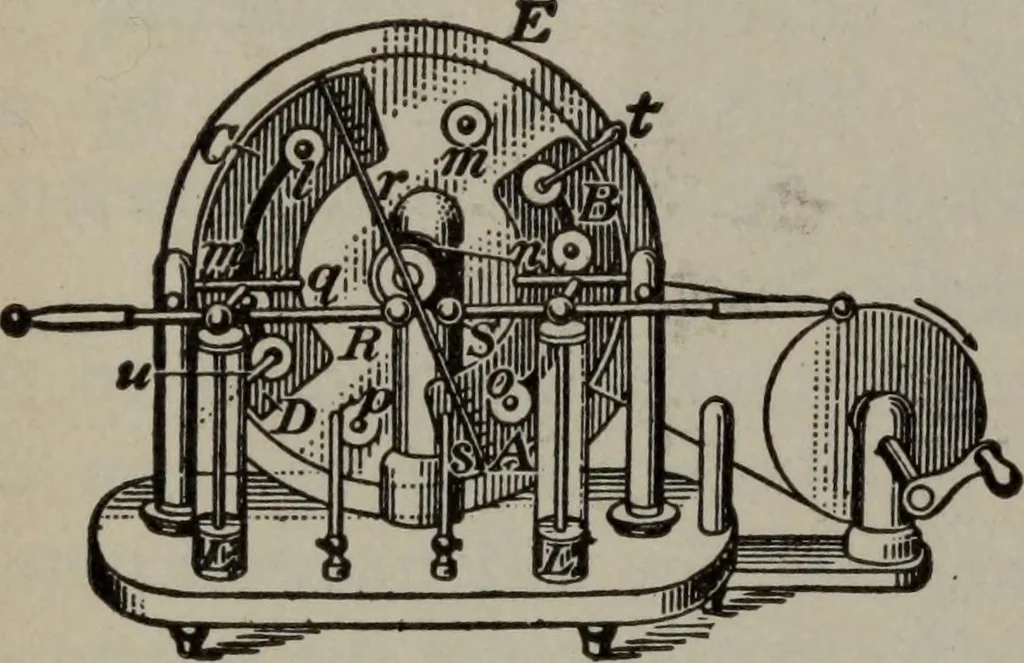 An illustration from Hawkins electrical guide ... : questions, answers & illustrations : a progressive course of study for engineers, electricians, students and those desiring to acquire a working knowledge of electricity and its applications ; a practical treatise, 1914, leaf 44