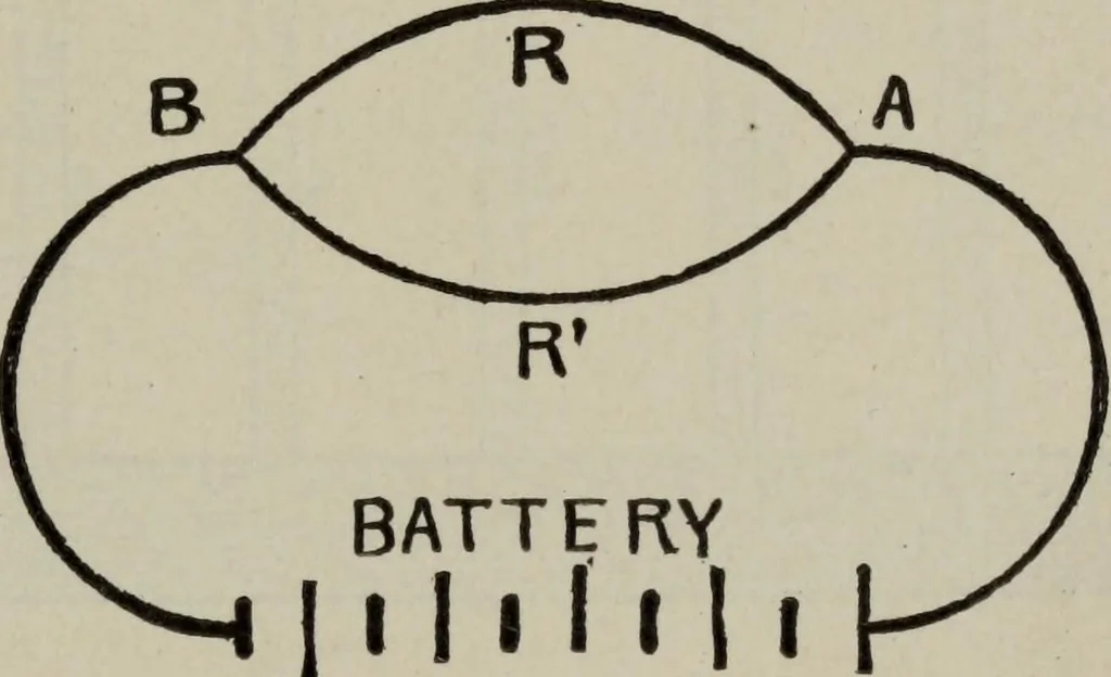 An illustration from Hawkins electrical guide ... : questions, answers & illustrations : a progressive course of study for engineers, electricians, students and those desiring to acquire a working knowledge of electricity and its applications ; a practical treatise, 1914, leaf 99
