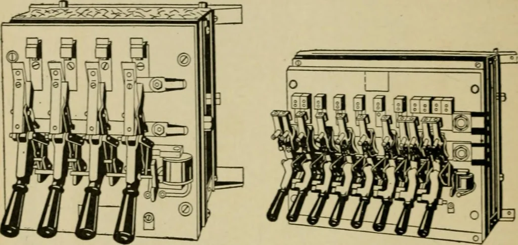 An illustration from Hawkins electrical guide. Questions, answers & illustrations; a progressive course of study for engineers, electricians, students and those desiring to acquire a working knowledge of electricity and its applications; a practical treatise, 1914, leaf 249