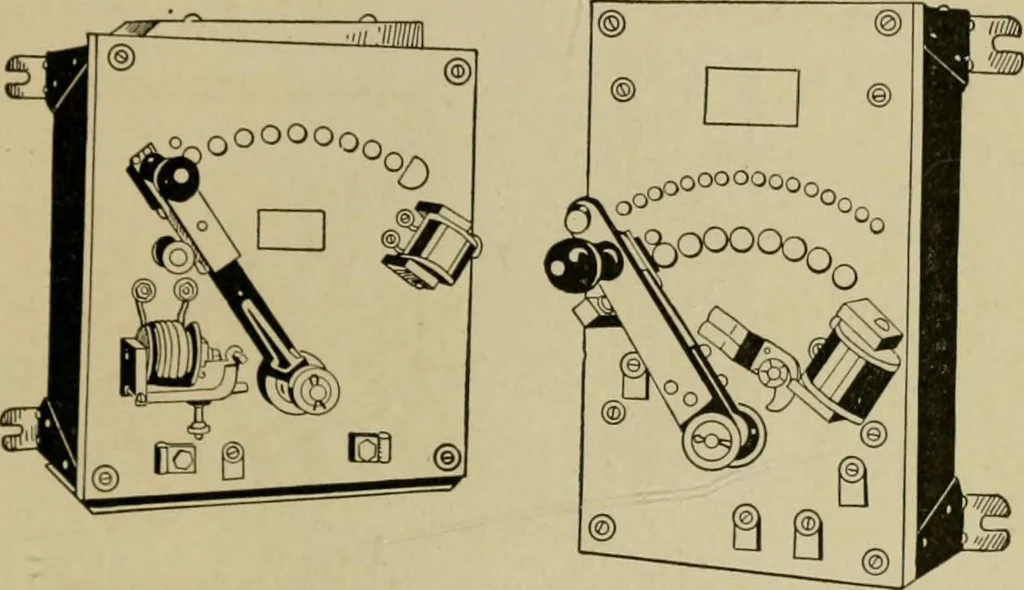 An illustration from Hawkins electrical guide. Questions, answers & illustrations; a progressive course of study for engineers, electricians, students and those desiring to acquire a working knowledge of electricity and its applications; a practical treatise, 1914, leaf 250