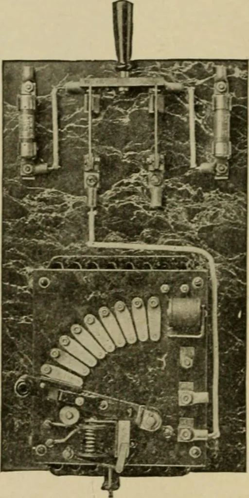 An illustration from Hawkins electrical guide. Questions, answers & illustrations; a progressive course of study for engineers, electricians, students and those desiring to acquire a working knowledge of electricity and its applications; a practical treatise, 1914, leaf 251