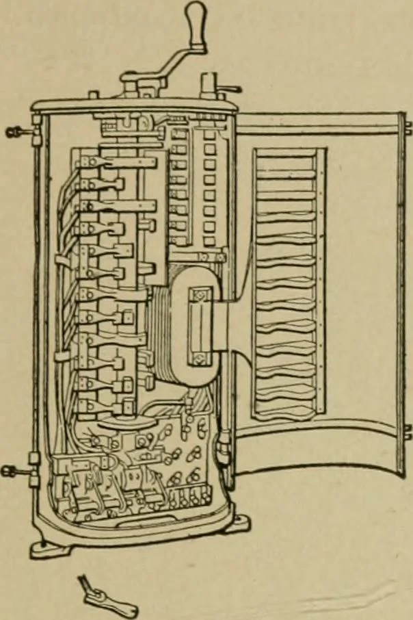 An illustration from Hawkins electrical guide. Questions, answers & illustrations; a progressive course of study for engineers, electricians, students and those desiring to acquire a working knowledge of electricity and its applications; a practical treatise, 1914, leaf 274