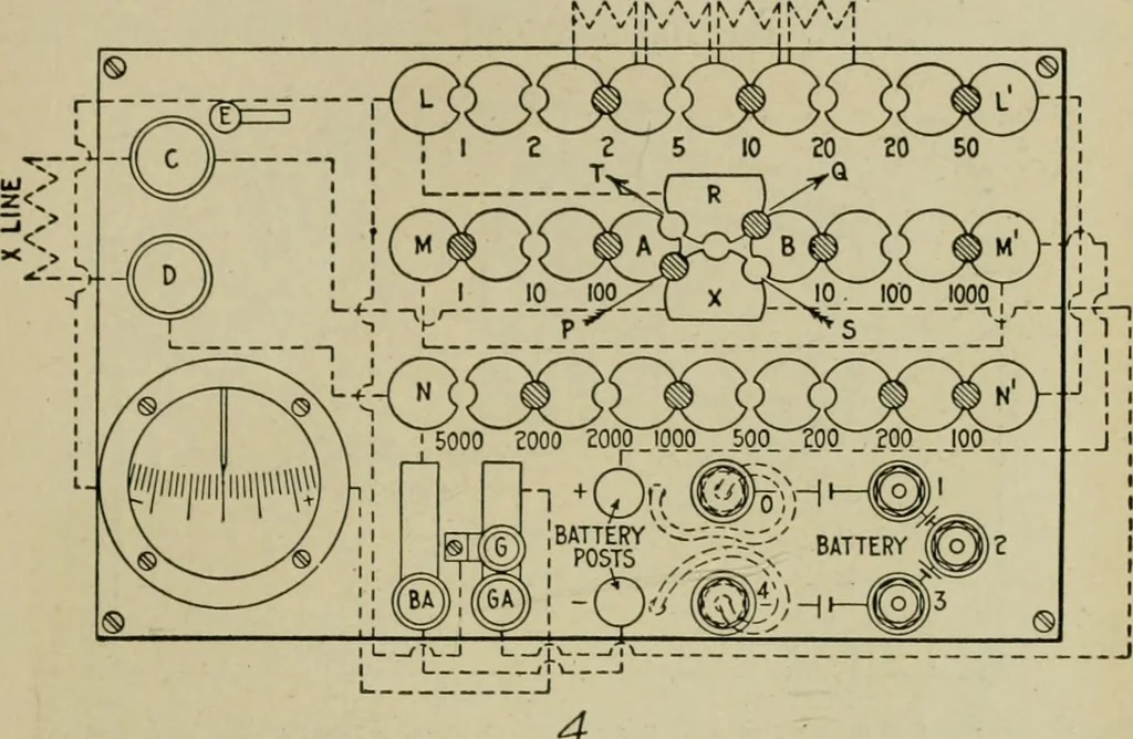 An illustration from Hawkins electrical guide. Questions, answers & illustrations; a progressive course of study for engineers, electricians, students and those desiring to acquire a working knowledge of electricity and its applications; a practical treatise, 1914, leaf 80