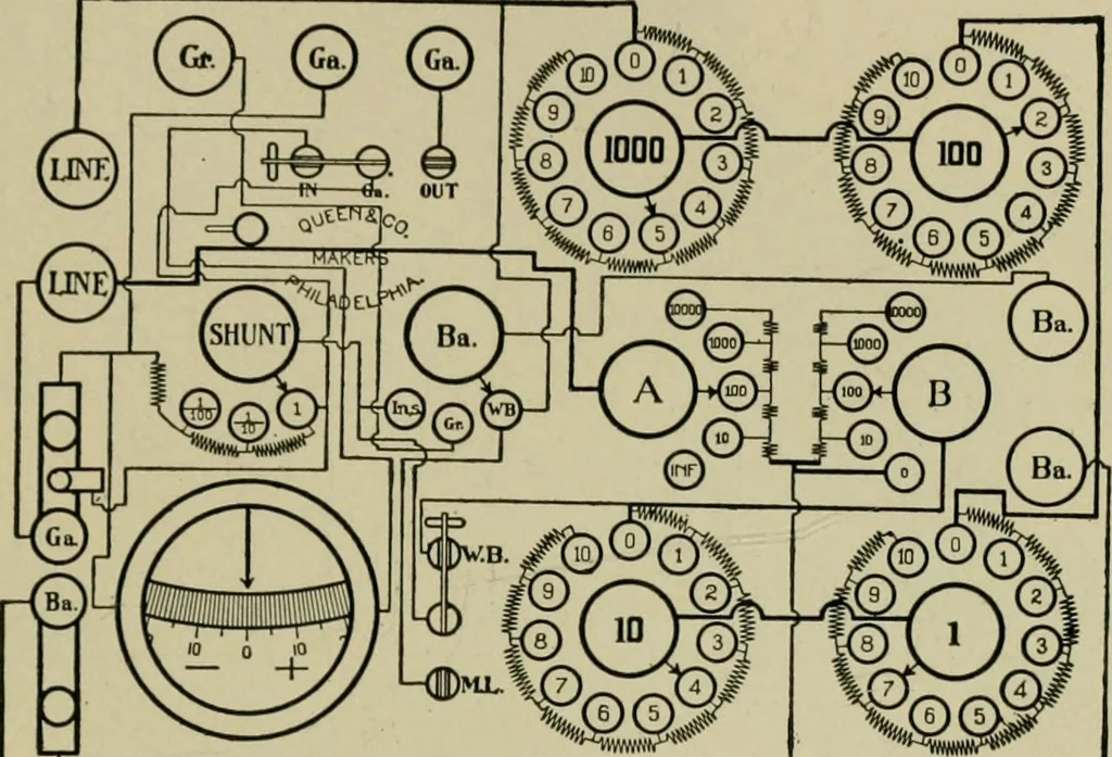 An illustration from Hawkins electrical guide. Questions, answers & illustrations; a progressive course of study for engineers, electricians, students and those desiring to acquire a working knowledge of electricity and its applications; a practical treatise, 1914, leaf 82