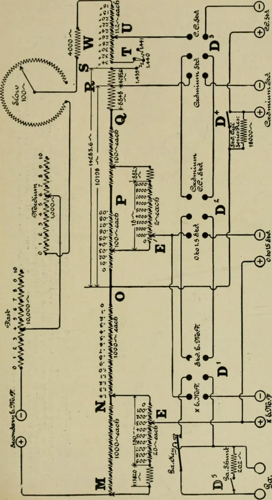 An illustration from Hawkins electrical guide. Questions, answers & illustrations; a progressive course of study for engineers, electricians, students and those desiring to acquire a working knowledge of electricity and its applications; a practical treatise, 1914, leaf 94