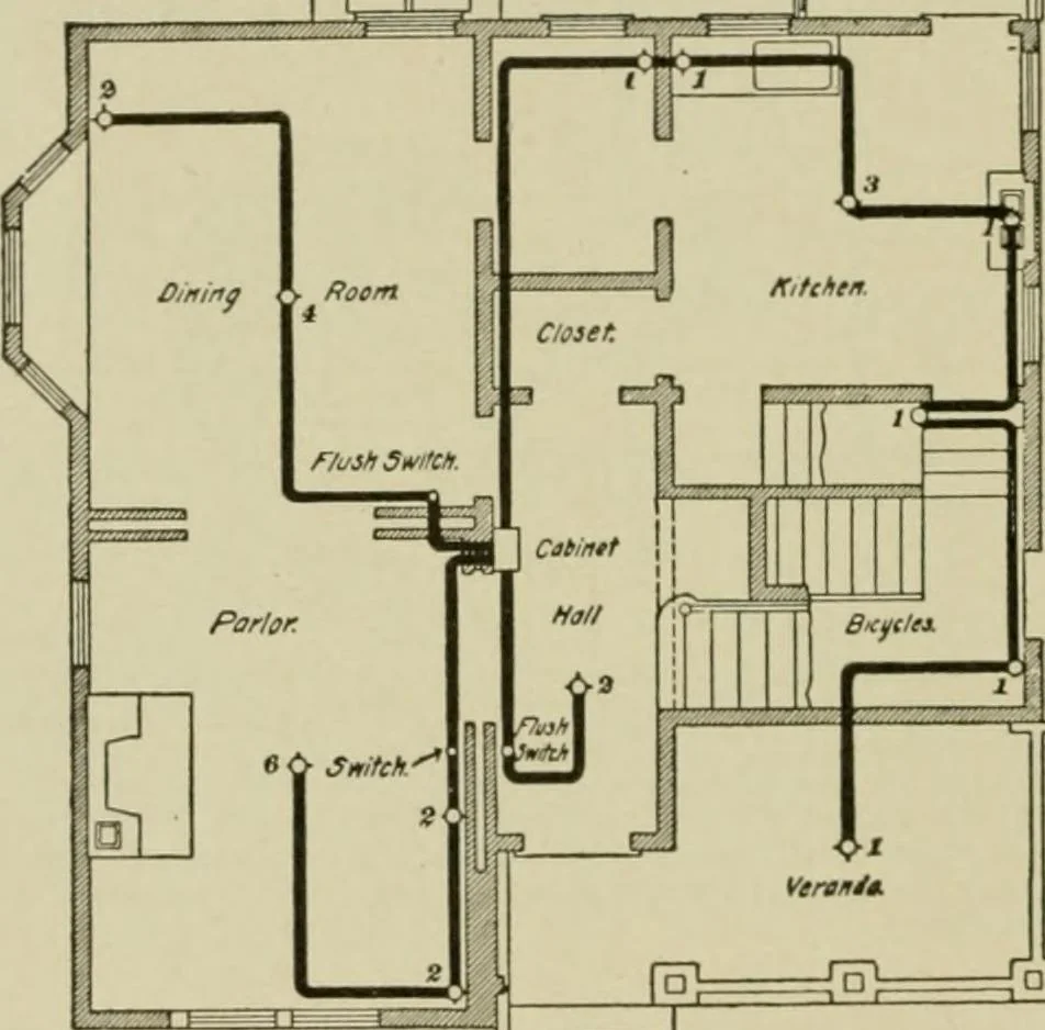 An illustration from Hawkins electrical guide. Questions, answers & illustrations; a progressive course of study for engineers, electricians, students and those desiring to acquire a working knowledge of electricity and its applications; a practical treatise, 1914, leaf 170