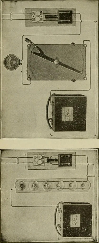 An illustration from Hawkins electrical guide. Questions, answers & illustrations; a progressive course of study for engineers, electricians, students and those desiring to acquire a working knowledge of electricity and its applications; a practical treatise, 1914, leaf 234