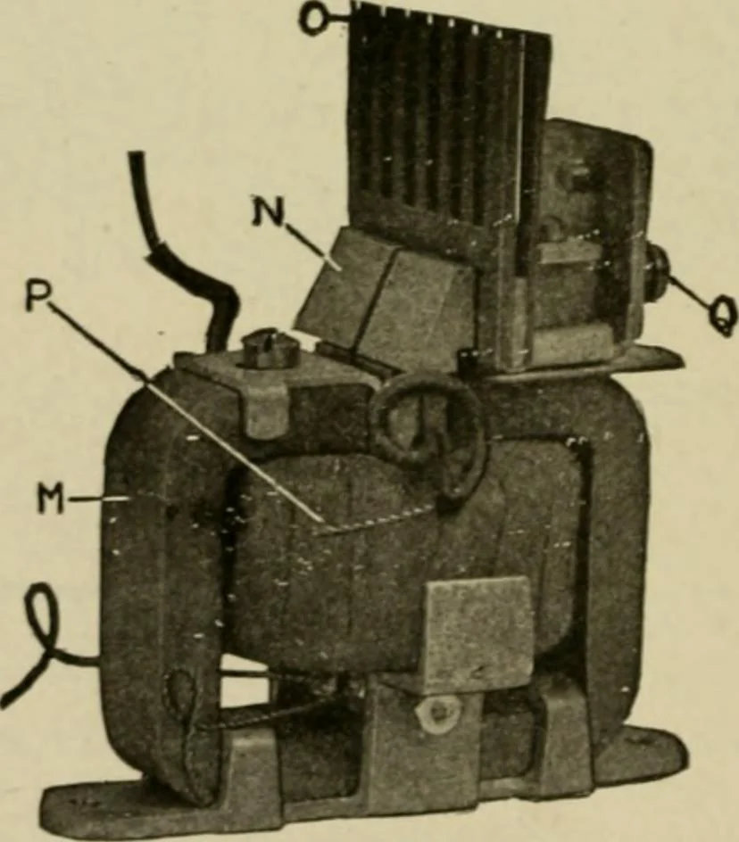 An illustration from Hawkins electrical guide. Questions, answers & illustrations; a progressive course of study for engineers, electricians, students and those desiring to acquire a working knowledge of electricity and its applications; a practical treatise, 1914, leaf 256