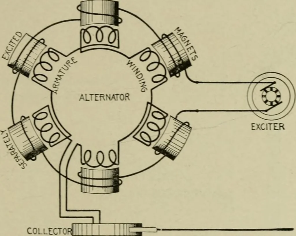 An illustration from Hawkins electrical guide. Questions, answers & illustrations; a progressive course of study for engineers, electricians, students and those desiring to acquire a working knowledge of electricity and its applications; a practical treatise, 1914, leaf 203