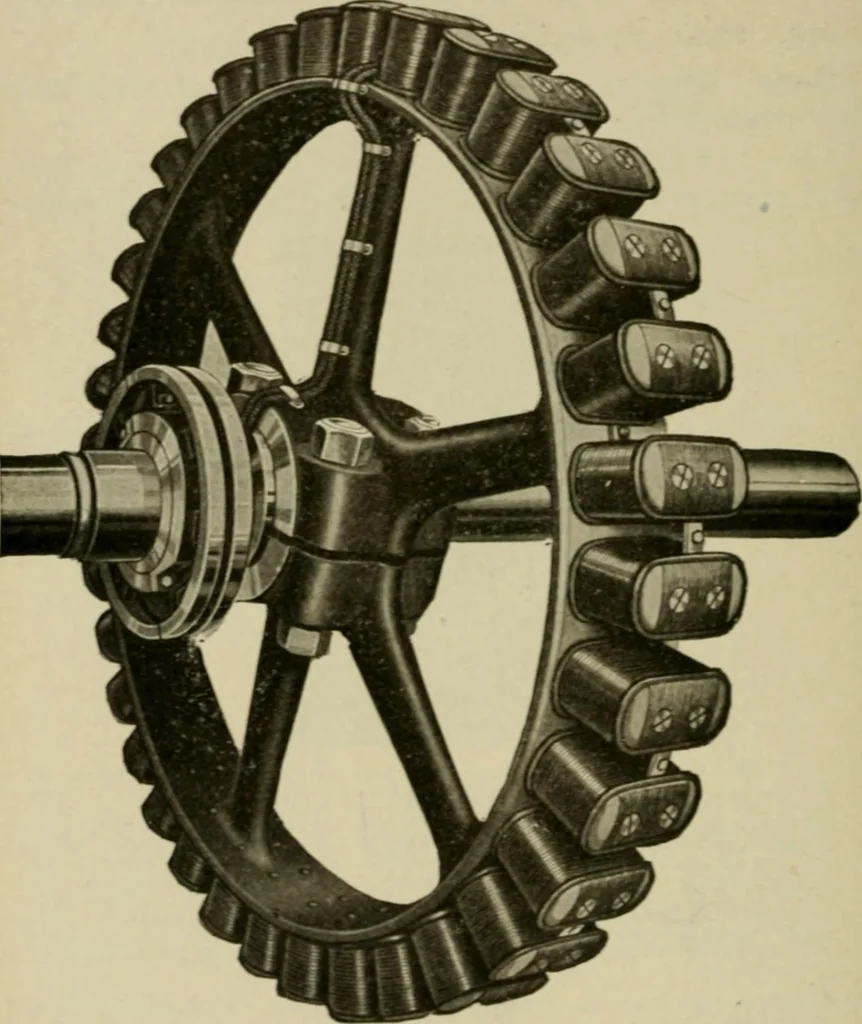 An illustration from Hawkins electrical guide. Questions, answers & illustrations; a progressive course of study for engineers, electricians, students and those desiring to acquire a working knowledge of electricity and its applications; a practical treatise, 1914, leaf 208