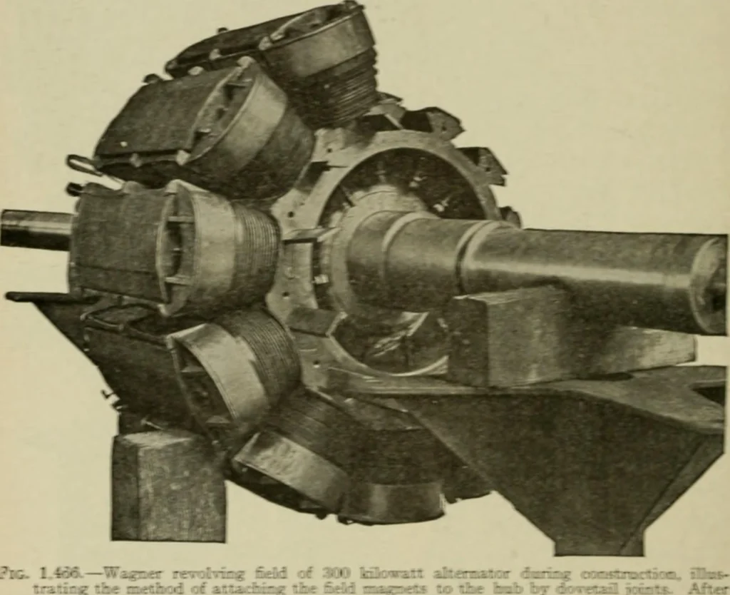An illustration from Hawkins electrical guide. Questions, answers & illustrations; a progressive course of study for engineers, electricians, students and those desiring to acquire a working knowledge of electricity and its applications; a practical treatise, 1914, leaf 210