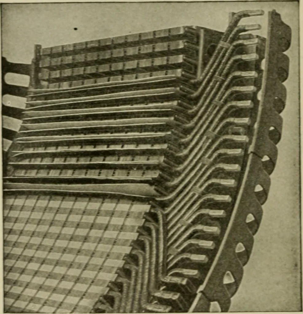 An illustration from Hawkins electrical guide. Questions, answers & illustrations; a progressive course of study for engineers, electricians, students and those desiring to acquire a working knowledge of electricity and its applications; a practical treatise, 1914, leaf 220