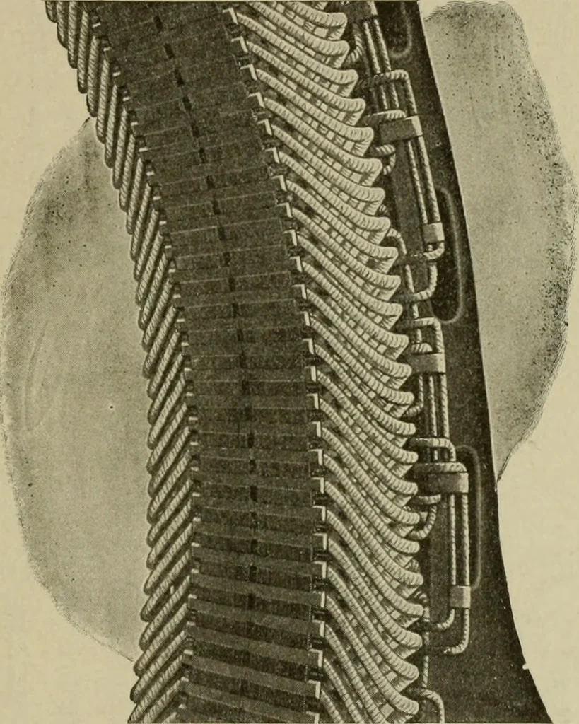 An illustration from Hawkins electrical guide. Questions, answers & illustrations; a progressive course of study for engineers, electricians, students and those desiring to acquire a working knowledge of electricity and its applications; a practical treatise, 1914, leaf 251