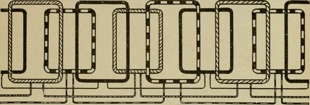 An illustration from Hawkins electrical guide. Questions, answers & illustrations; a progressive course of study for engineers, electricians, students and those desiring to acquire a working knowledge of electricity and its applications; a practical treatise, 1914, leaf 255