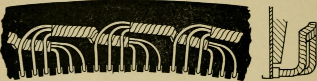An illustration from Hawkins electrical guide. Questions, answers & illustrations; a progressive course of study for engineers, electricians, students and those desiring to acquire a working knowledge of electricity and its applications; a practical treatise, 1914, leaf 270