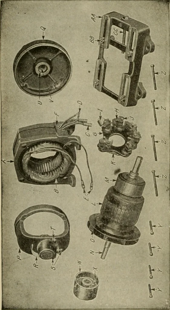 An illustration from Hawkins electrical guide. Questions, answers & illustrations; a progressive course of study for engineers, electricians, students and those desiring to acquire a working knowledge of electricity and its applications; a practical treatise, 1914, leaf 108