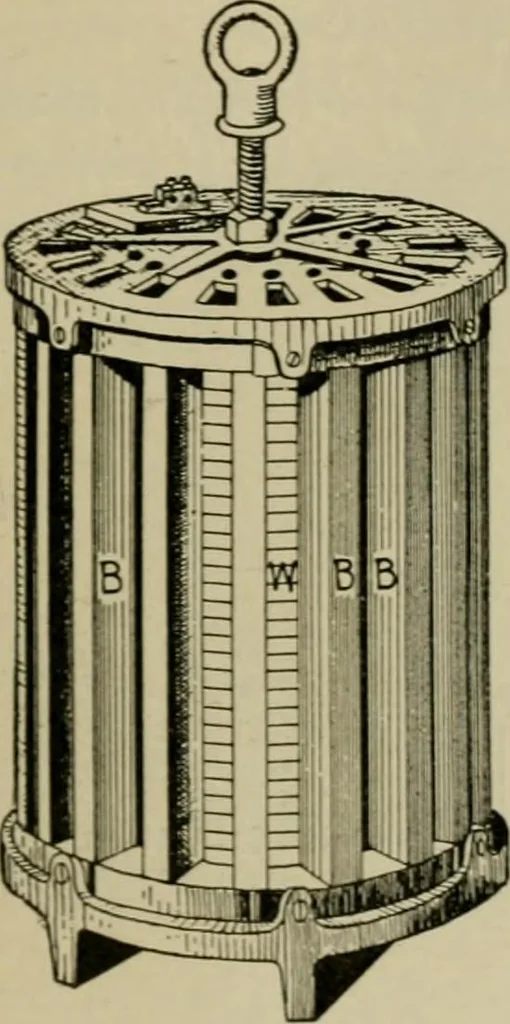 An illustration from Hawkins electrical guide. Questions, answers & illustrations; a progressive course of study for engineers, electricians, students and those desiring to acquire a working knowledge of electricity and its applications; a practical treatise, 1914, leaf 133