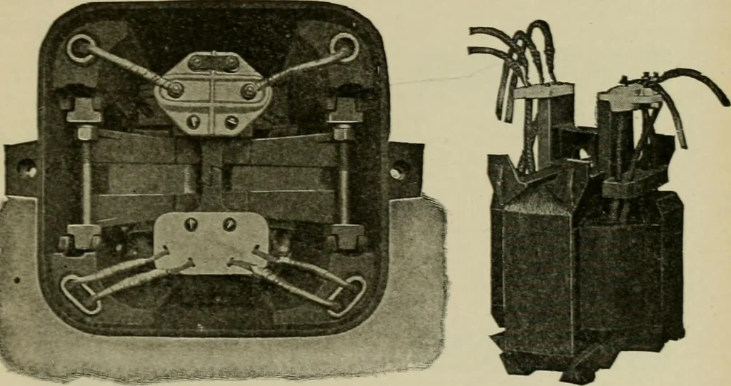 An illustration from Hawkins electrical guide. Questions, answers & illustrations; a progressive course of study for engineers, electricians, students and those desiring to acquire a working knowledge of electricity and its applications; a practical treatise, 1914, leaf 135
