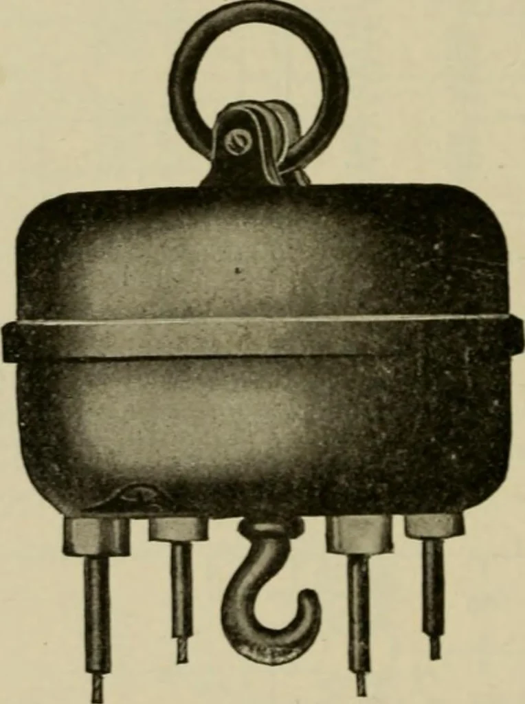 An illustration from Hawkins electrical guide. Questions, answers & illustrations; a progressive course of study for engineers, electricians, students and those desiring to acquire a working knowledge of electricity and its applications; a practical treatise, 1914, leaf 196