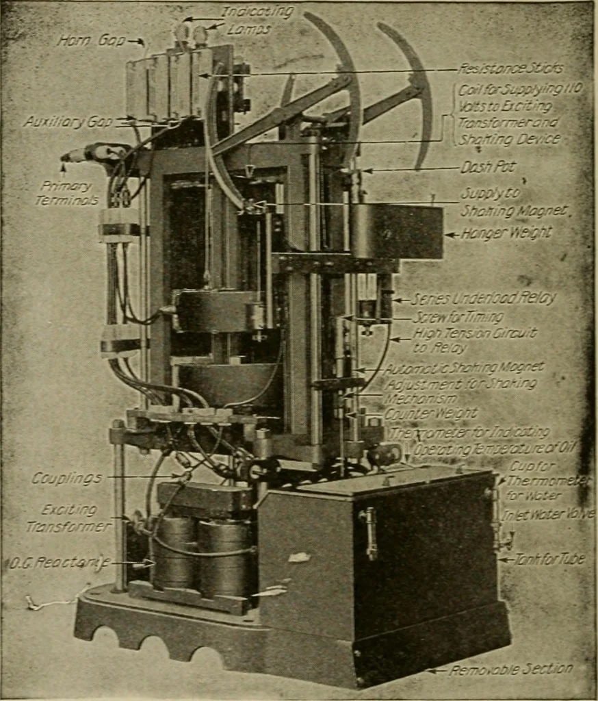 An illustration from Hawkins electrical guide. Questions, answers & illustrations; a progressive course of study for engineers, electricians, students and those desiring to acquire a working knowledge of electricity and its applications; a practical treatise, 1914, leaf 256