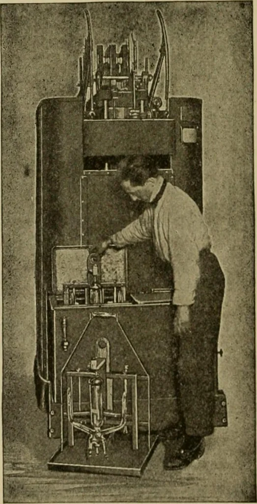 An illustration from Hawkins electrical guide. Questions, answers & illustrations; a progressive course of study for engineers, electricians, students and those desiring to acquire a working knowledge of electricity and its applications; a practical treatise, 1914, leaf 266