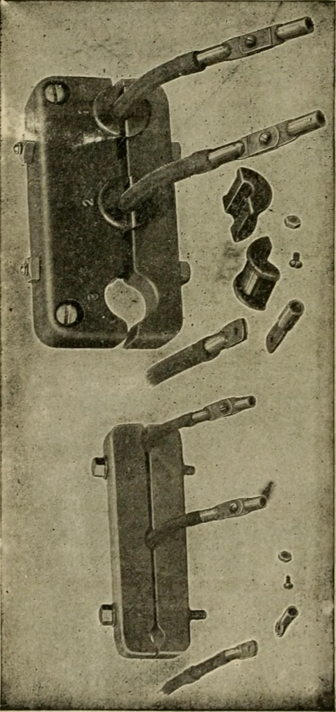 An illustration from Hawkins electrical guide. Questions, answers & illustrations; a progressive course of study for engineers, electricians, students and those desiring to acquire a working knowledge of electricity and its applications; a practical treatise, 1914, leaf 28