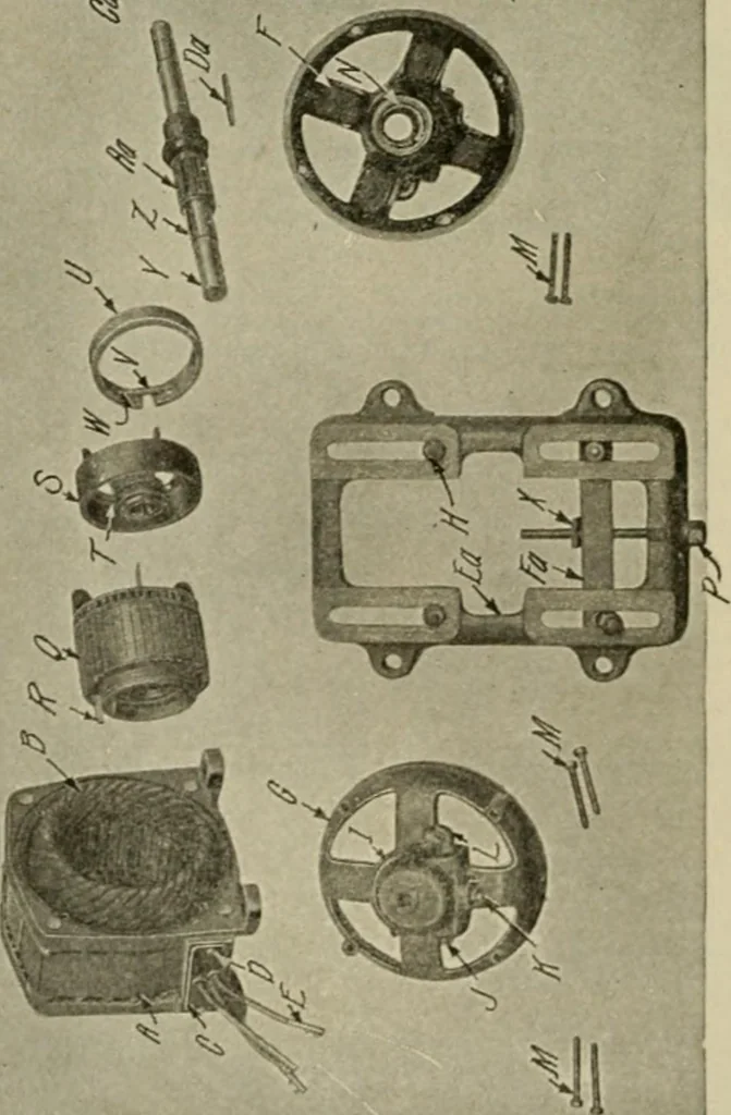 An illustration from Hawkins electrical guide. Questions, answers & illustrations; a progressive course of study for engineers, electricians, students and those desiring to acquire a working knowledge of electricity and its applications; a practical treatise, 1914, leaf 84