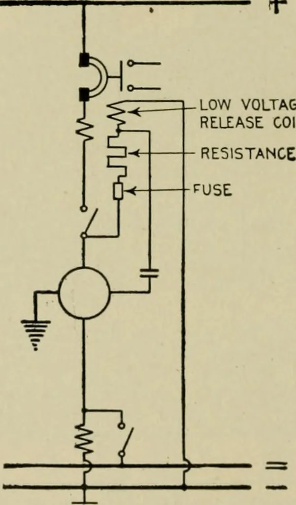 An illustration from Hawkins electrical guide. Questions, answers & illustrations; a progressive course of study for engineers, electricians, students and those desiring to acquire a working knowledge of electricity and its applications; a practical treatise, 1914, leaf 123