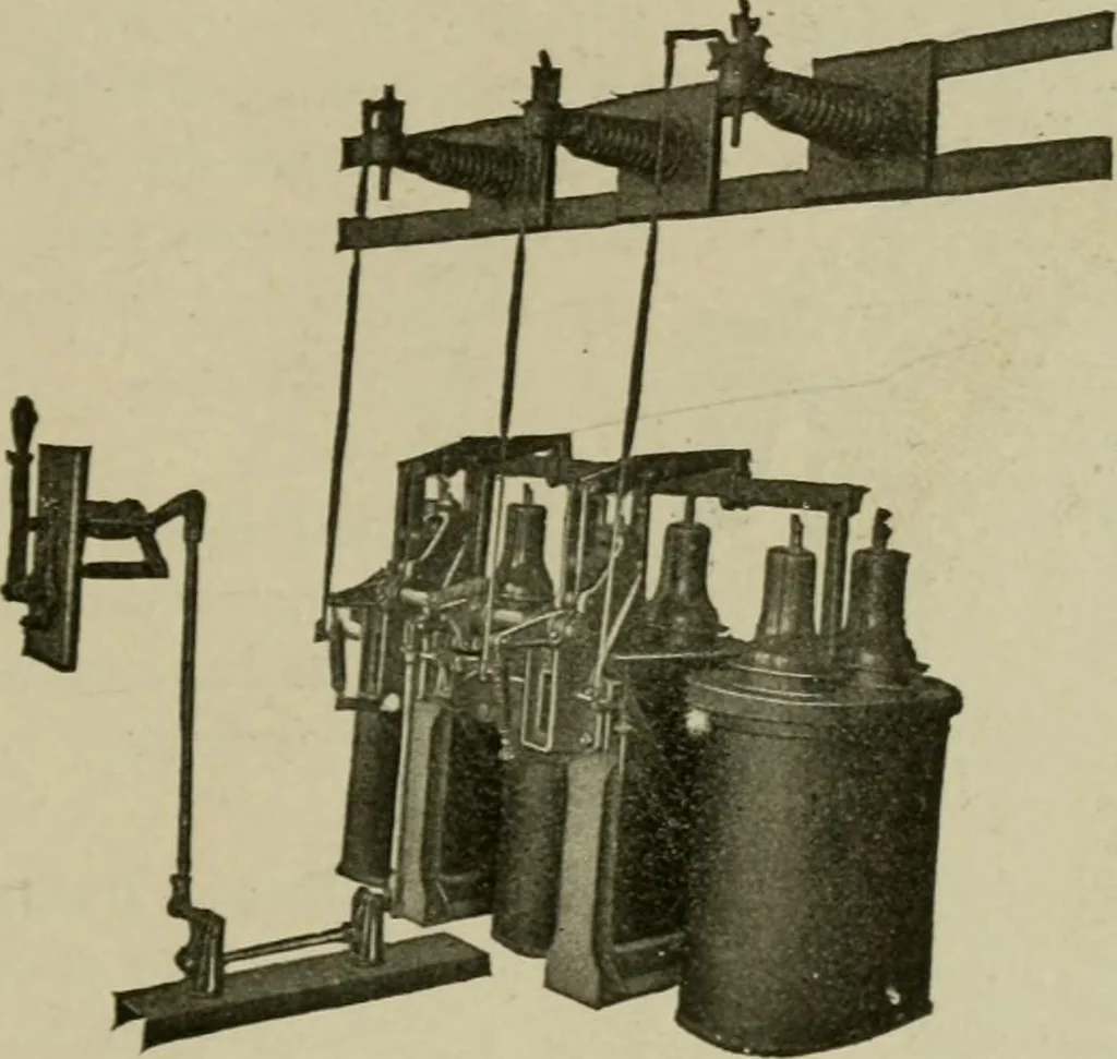 An illustration from Hawkins electrical guide. Questions, answers & illustrations; a progressive course of study for engineers, electricians, students and those desiring to acquire a working knowledge of electricity and its applications; a practical treatise, 1914, leaf 130