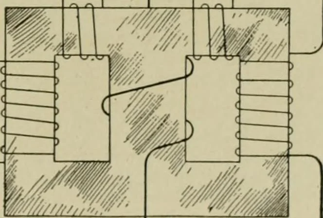 An illustration from Hawkins electrical guide. Questions, answers & illustrations; a progressive course of study for engineers, electricians, students and those desiring to acquire a working knowledge of electricity and its applications; a practical treatise, 1914, leaf 140