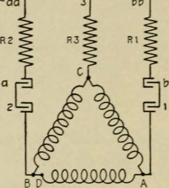 An illustration from Hawkins electrical guide. Questions, answers & illustrations; a progressive course of study for engineers, electricians, students and those desiring to acquire a working knowledge of electricity and its applications; a practical treatise, 1914, leaf 147