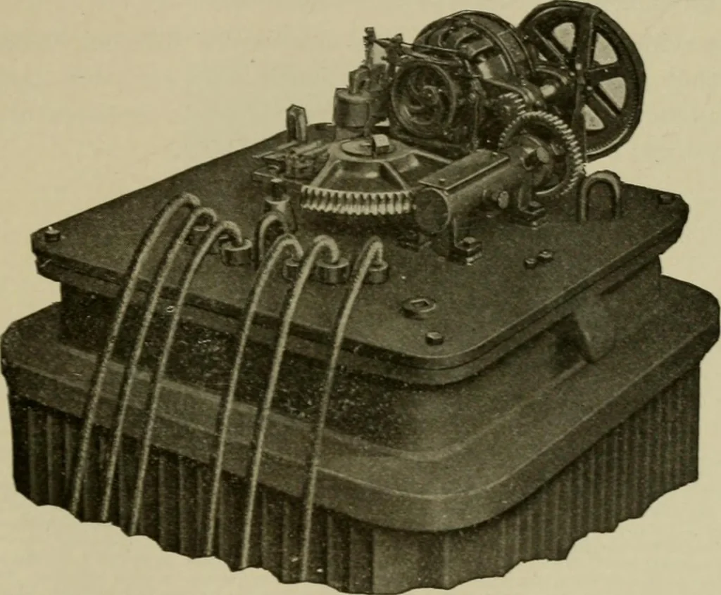 An illustration from Hawkins electrical guide. Questions, answers & illustrations; a progressive course of study for engineers, electricians, students and those desiring to acquire a working knowledge of electricity and its applications; a practical treatise, 1914, leaf 204