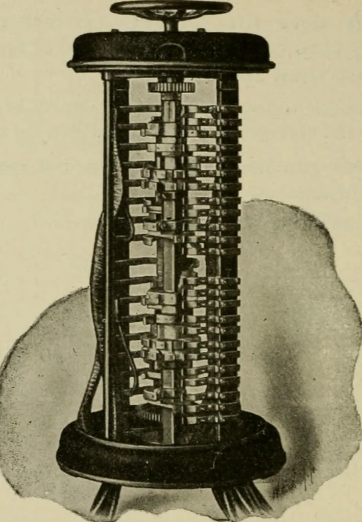 An illustration from Hawkins electrical guide. Questions, answers & illustrations; a progressive course of study for engineers, electricians, students and those desiring to acquire a working knowledge of electricity and its applications; a practical treatise, 1914, leaf 213