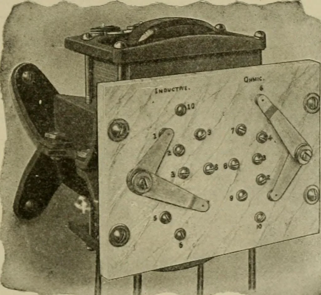 An illustration from Hawkins electrical guide. Questions, answers & illustrations; a progressive course of study for engineers, electricians, students and those desiring to acquire a working knowledge of electricity and its applications; a practical treatise, 1914, leaf 234