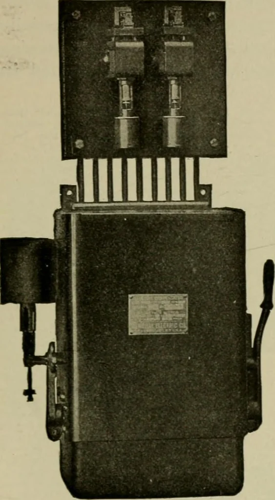 An illustration from Hawkins electrical guide. Questions, answers & illustrations; a progressive course of study for engineers, electricians, students and those desiring to acquire a working knowledge of electricity and its applications; a practical treatise, 1914, leaf 240