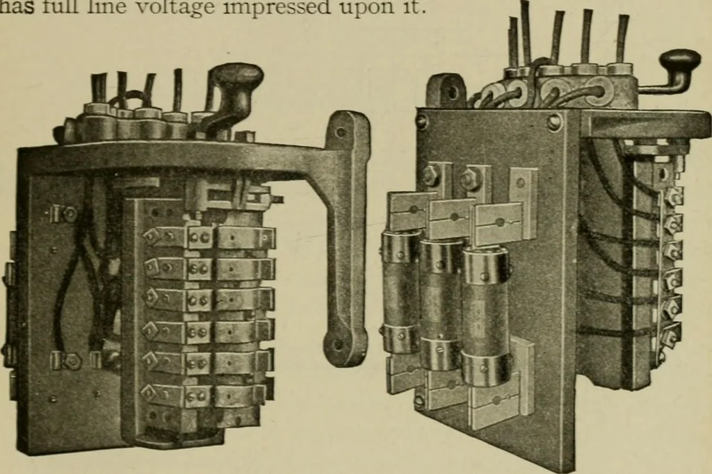 An illustration from Hawkins electrical guide. Questions, answers & illustrations; a progressive course of study for engineers, electricians, students and those desiring to acquire a working knowledge of electricity and its applications; a practical treatise, 1914, leaf 242