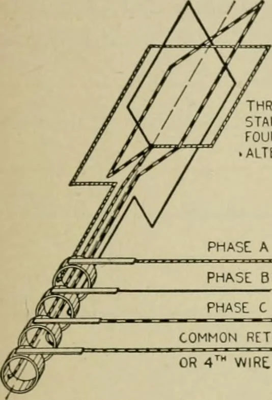 An illustration from Hawkins electrical guide. Questions, answers & illustrations; a progressive course of study for engineers, electricians, students and those desiring to acquire a working knowledge of electricity and its applications; a practical treatise, 1914, leaf 46