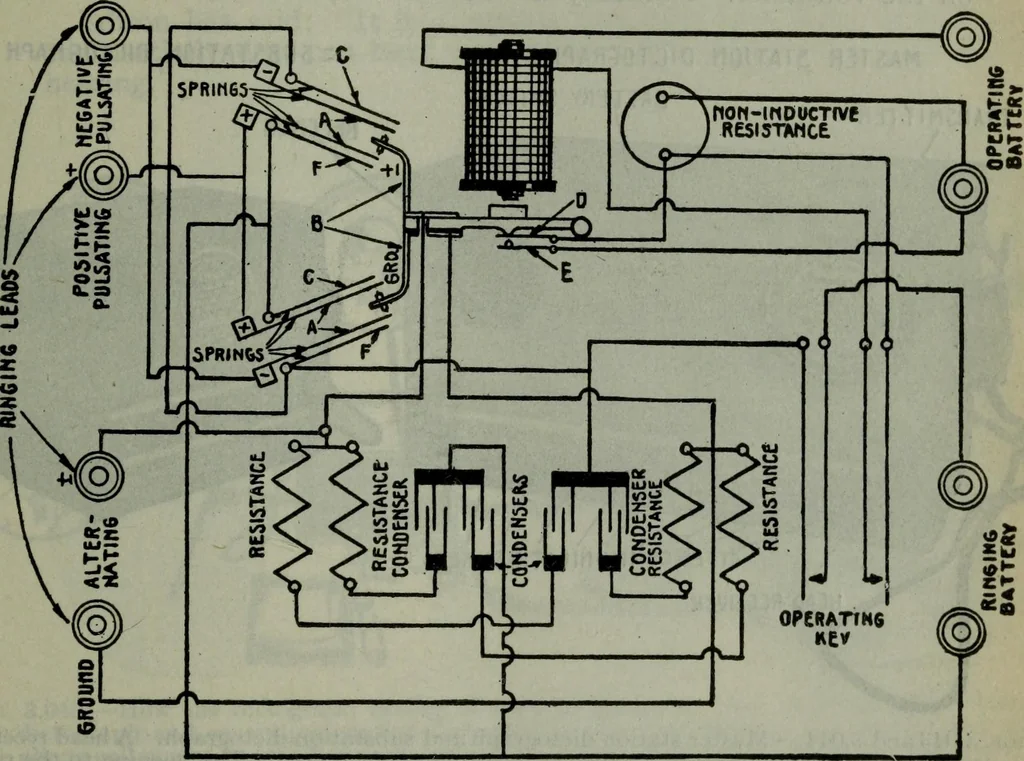 An illustration from Hawkins electrical guide ... : questions, answers & illustrations : a progressive course of study for engineers, electricians, students and those desiring to acquire a working knowledge of electricity and its applications ; a practical treatise, 1914, leaf 102