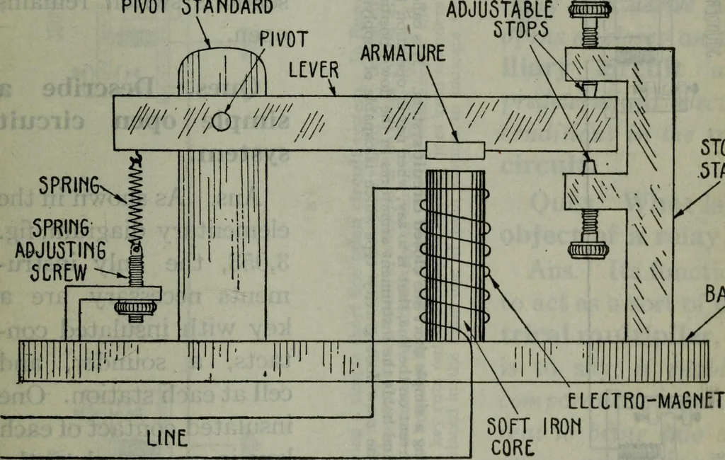 An illustration from Hawkins electrical guide ... : questions, answers & illustrations : a progressive course of study for engineers, electricians, students and those desiring to acquire a working knowledge of electricity and its applications ; a practical treatise, 1914, leaf 112