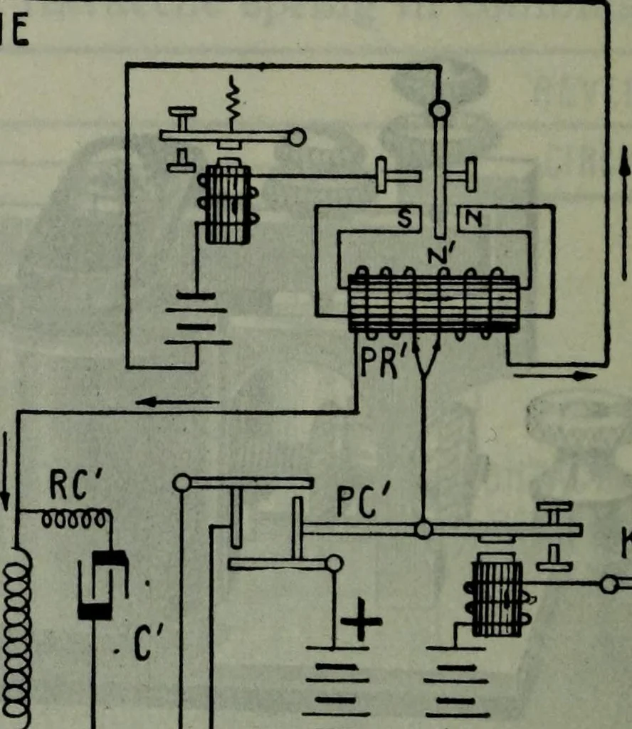An illustration from Hawkins electrical guide ... : questions, answers & illustrations : a progressive course of study for engineers, electricians, students and those desiring to acquire a working knowledge of electricity and its applications ; a practical treatise, 1914, leaf 143