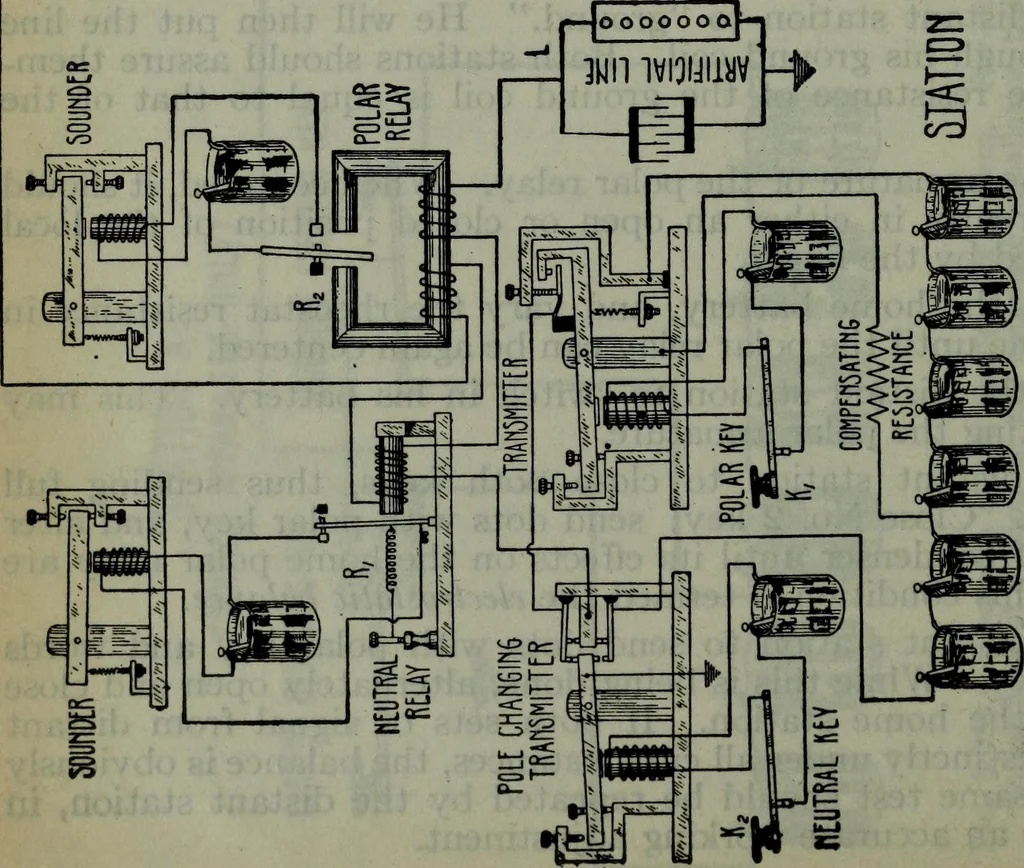 An illustration from Hawkins electrical guide ... : questions, answers & illustrations : a progressive course of study for engineers, electricians, students and those desiring to acquire a working knowledge of electricity and its applications ; a practical treatise, 1914, leaf 151