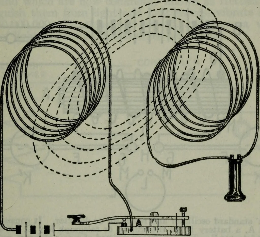 An illustration from Hawkins electrical guide ... : questions, answers & illustrations : a progressive course of study for engineers, electricians, students and those desiring to acquire a working knowledge of electricity and its applications ; a practical treatise, 1914, leaf 174