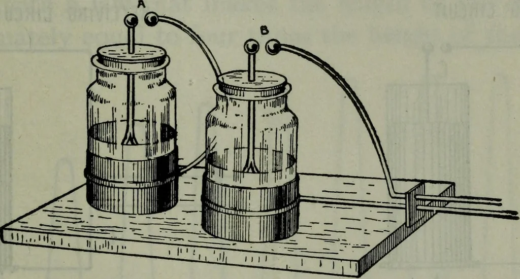 An illustration from Hawkins electrical guide ... : questions, answers & illustrations : a progressive course of study for engineers, electricians, students and those desiring to acquire a working knowledge of electricity and its applications ; a practical treatise, 1914, leaf 190